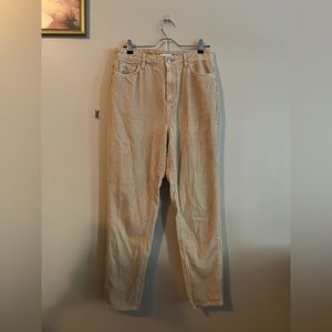 BDG cream corduroy Mom jean 29